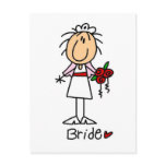 The Bride Tshirts and Gifts postcards