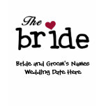 The Bride with Red Heart Customisable Tank Top t-shirts