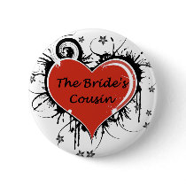 The Bride's Cousin Button