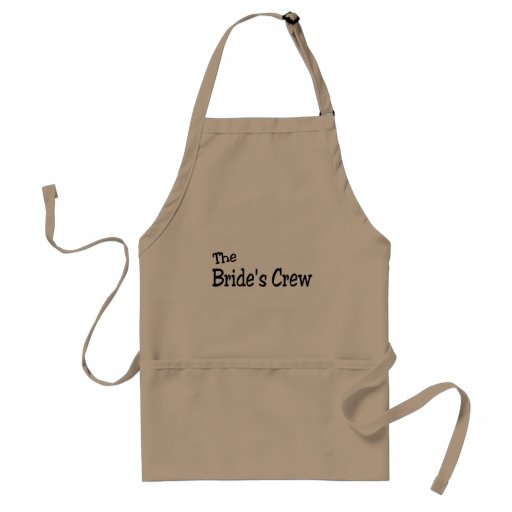 The Brides Crew (Black) Apron