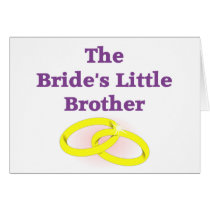 The Bride's Little Brother Cards