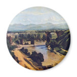 The Bridge At Narni By Corot Jean-Baptiste-Camille magnets