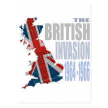 The British Invasion 1964-1966 Post Cards