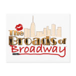 The BROADS of BROADWAY postcards