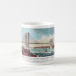 The Brooklyn Bridge in New York City from 1883 Coffee Mugs