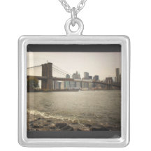 The Brooklyn Bridge, View from Brooklyn Personalized Necklace