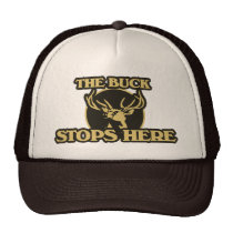 The Buck Stops Here Hunting hats