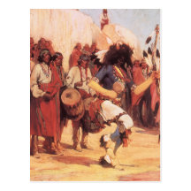 The Buffalo Dance by Gerald R. Cassidy Postcards