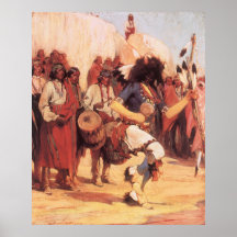 The Buffalo Dance by Gerald R. Cassidy Poster
