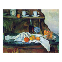 The Buffet By Paul Cézanne (Best Quality) Custom Invitations