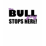 The Bull-ying Stops Here Purple T-Shirt
