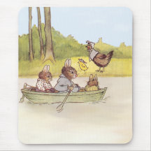 The Bunny Boys go Boating Mousepads