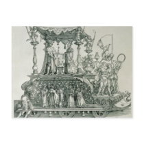 The Burgundian Marriage Postcard