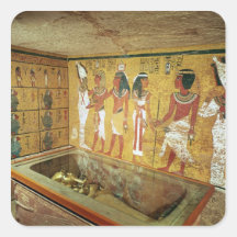 The burial chamber in the Tomb of Tutankhamun Sticker