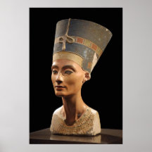 The Bust of Queen Nefertiti Posters