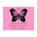 The Butterfly Postcard