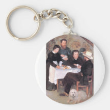 The cabaret of Mm Antony by Pierre Renoir Key Chains