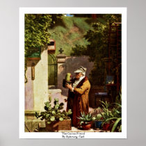 The Cactus Friend By Spitzweg, Carl Print