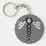 The Caduceus Keychain