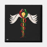 The Caduceus Refrigerator Magnets