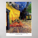 The Cafe Terrace in Arles, at Night - van Gogh posters