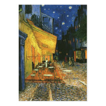 the cafe terrace on the place du forum, Arles... Business Card Templates