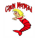 The Cajun Mermaid t-shirts