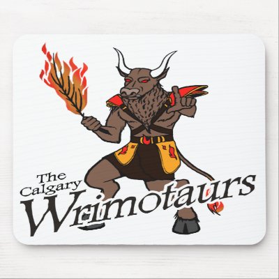 The Calgary Wrimotaurs Mouse Pad by karalianne