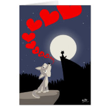 The Call of Love greeting card