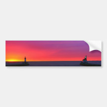 The Canal at Sunrise Bumper Stickers