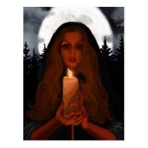 The Candle Post Card