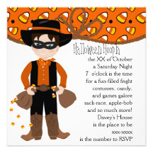 The Candy COrn Bandit Personalized Invite