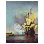 The Cannon Shot By Willem Van De Velde The Younger Flyer