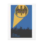 The Caped Crusader postcards