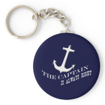 the captain is always right keychains
