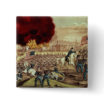 The Capture of Atlanta by the Union Army Pinback Button