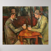 The Card Players, 1893-96 Posters