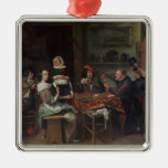 The Card Players Christmas Ornament