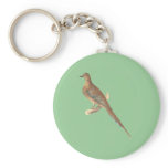 The Carolina Turtle Dove	(Ectopistes carolinensis) keychains