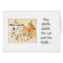 The Cat and the Fiddle, Greeting Card