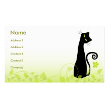 The Cat Business Card Template