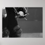 The Catcher - Black and White Poster