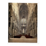 The cathedral interior, Cologne, the Rhine, German Postcards