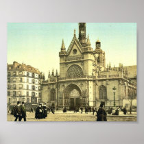 The cathedral, near the east railway station, Pari Posters