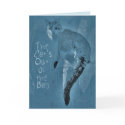The Cat's Out of the Bag Greeting Card