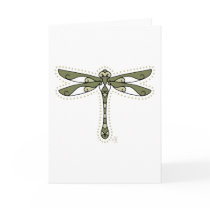 The Celtic Dragonfly Greeting Cards
