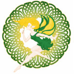 The Celtic Wish fairy acrylic sculpture keychains photo sculptures