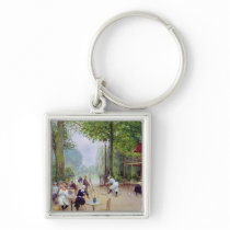 The Chalet du Cycle in the Bois de Boulogne Keychain