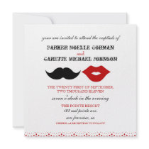 THE CHAPLIN - APPLE RED PERSONALISED INVITES