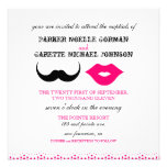 THE CHAPLIN - PINK CUSTOM INVITATIONS